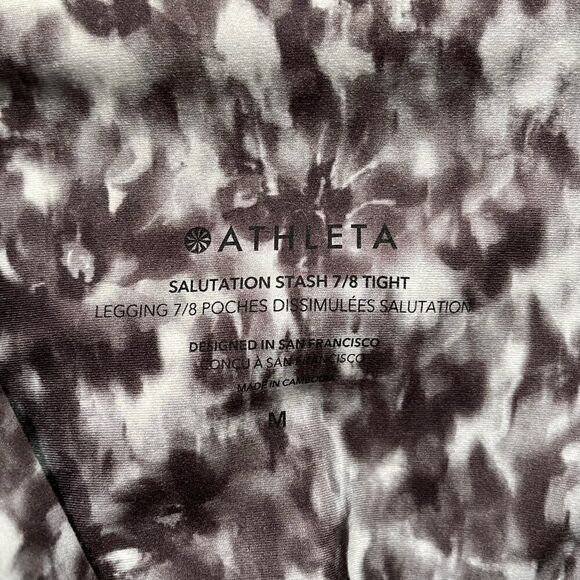 NWT Athleta Salutation Stash High Rise 7/8 Tight Leggings - Size: Medium - Picture 6 of 11